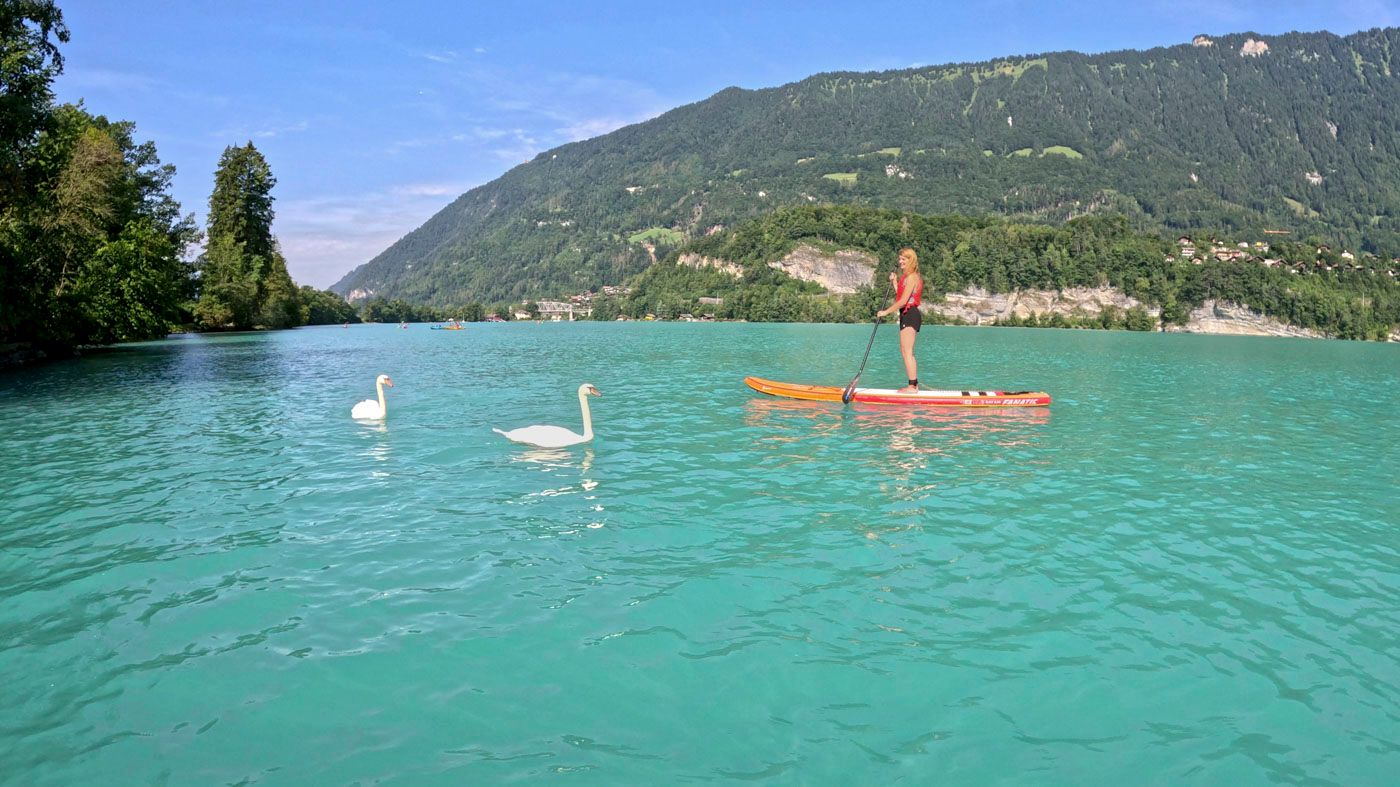Hightide Kayak School SUP Rentals On Lake Brienz 28